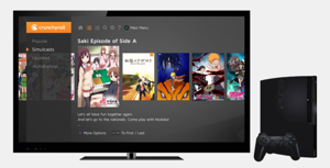 Crunchyroll PS3 app